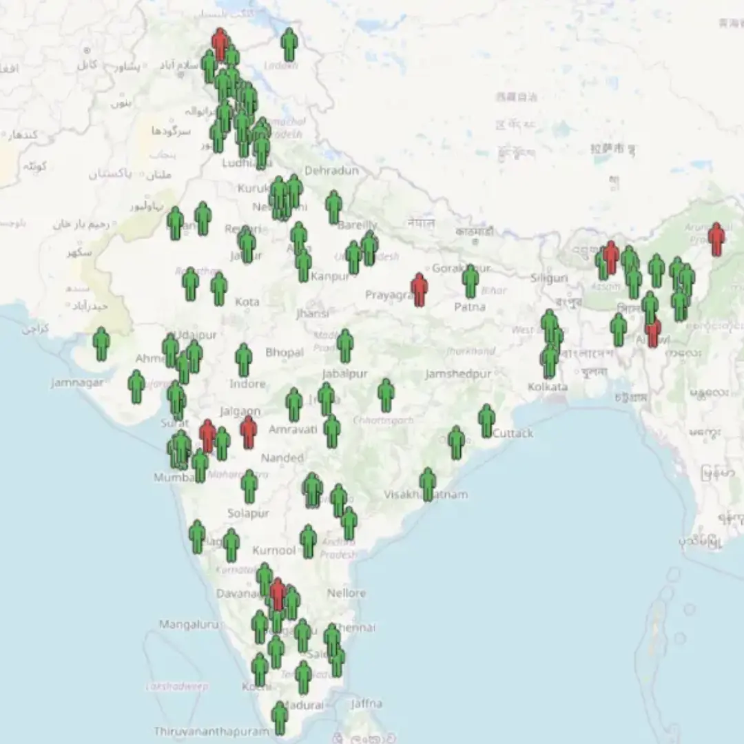 Lazy-loaded Geo Location of your Field team